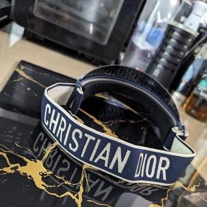 CHRISTIAN DIOR DIORCLUB
BLUE DIOR OBLIQUE
ADJUSTABLE SHIELD VISOR
HAT